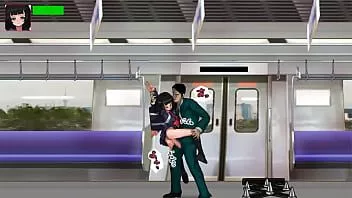 play Schattige dame heeft seks met mannen in undercover g act hentai spel