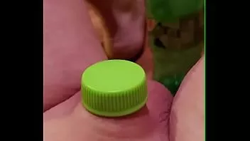 Play Tiny cock guy turns his cock and sack into a pussy and pinches his micropenis until he cums