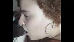 تشغيل متعرج صديق لاتينا زوج أسود ديك كبيرة